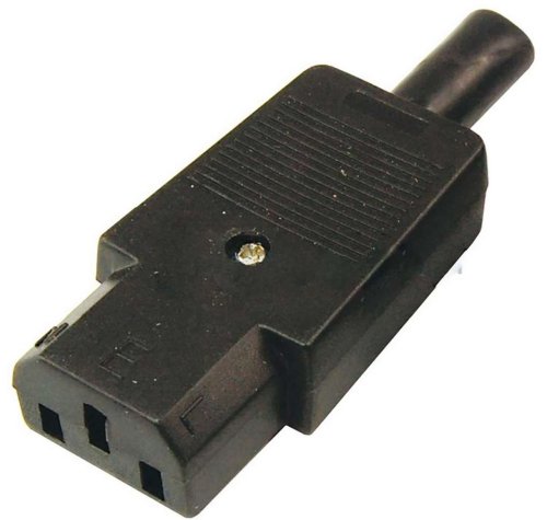 Сетевой штекер на шнур ("мама" контакт) Rexant 10А 11-0004 картинка 